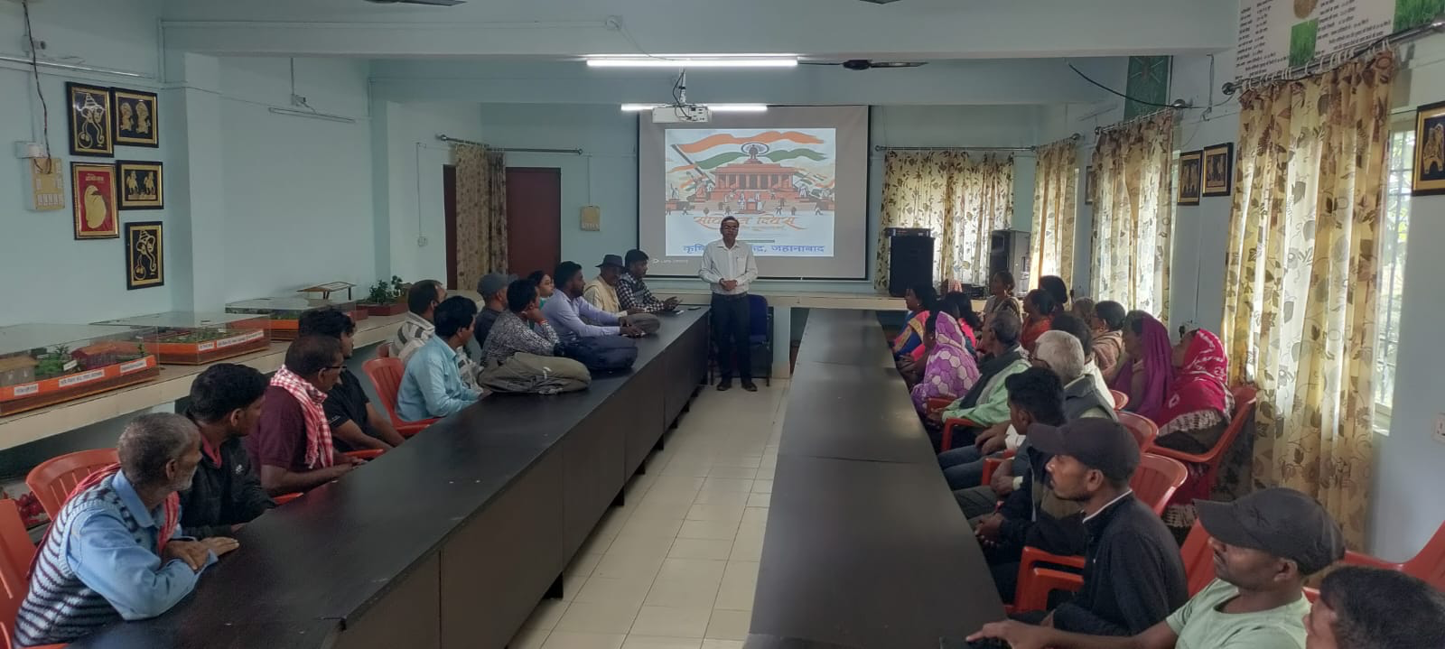 Village meeting and community discussion led by Maa Bharti Foundation